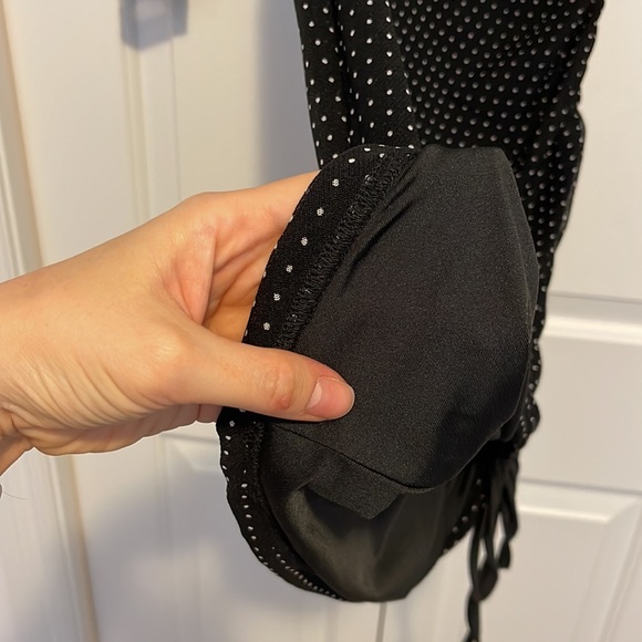 Lulus Fitted Mini Polkadot Dress in M - Picture 4 of 6